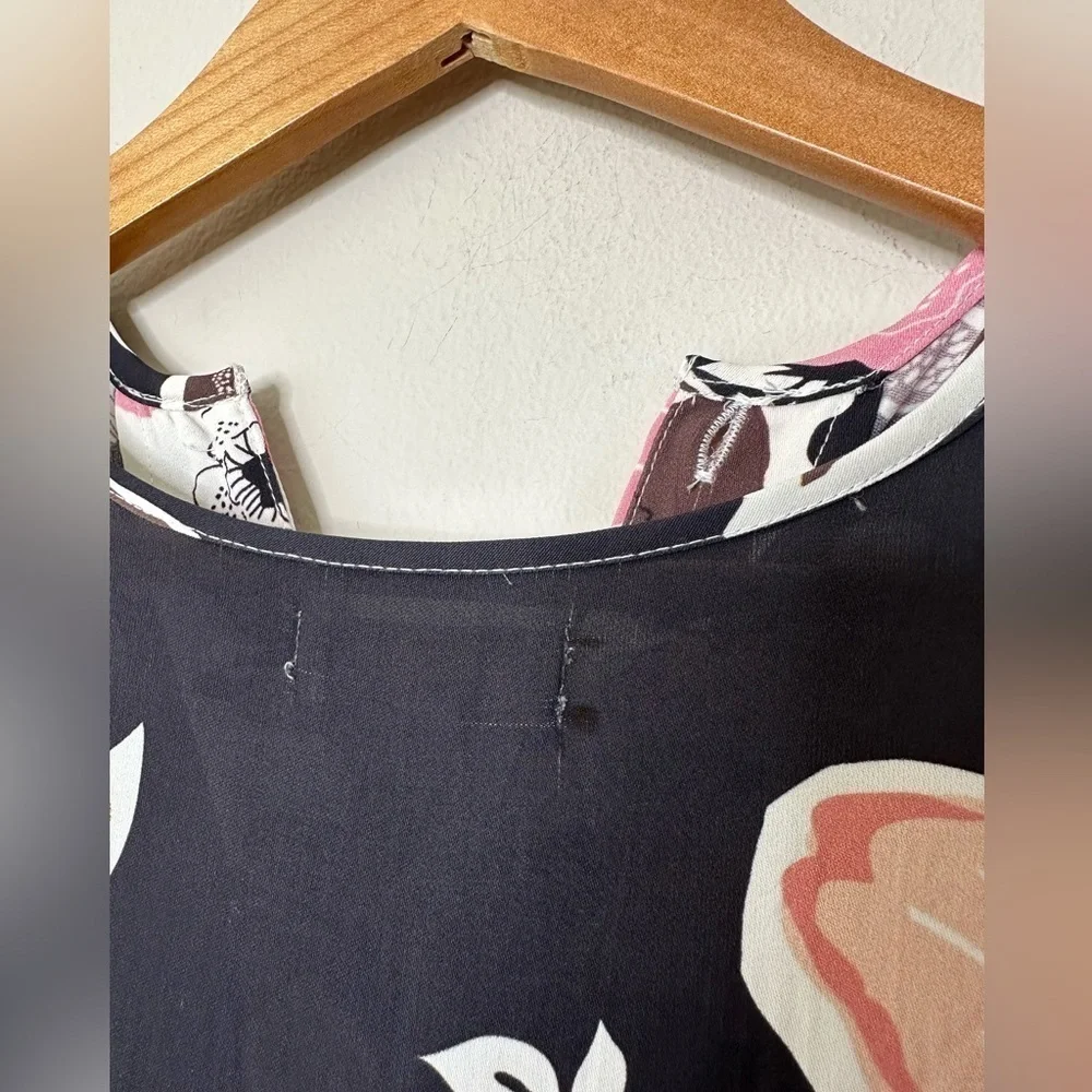 BYTIMO floral puff sleeve mini dress XS - Picture 12 of 13